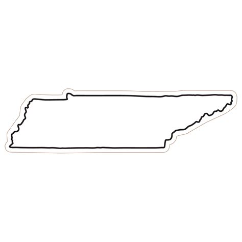 Outline Of State Tennessee Drawing Free Image Download