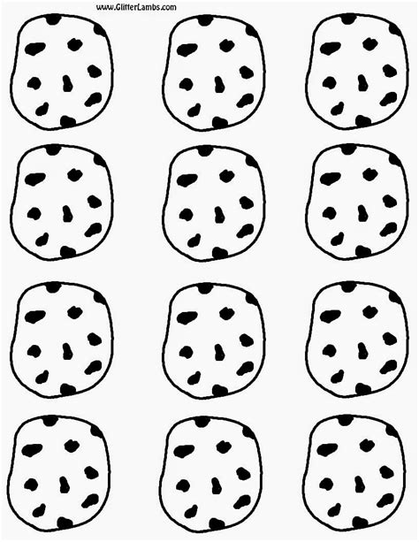 Cookie Monster Milk Printable Shape