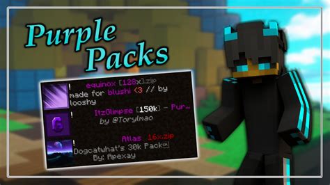 The Best Purple Bedwars Texture Packs 189 Youtube