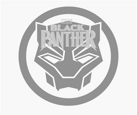 Marvel Black Panther Logo Free Transparent Clipart Clipartkey