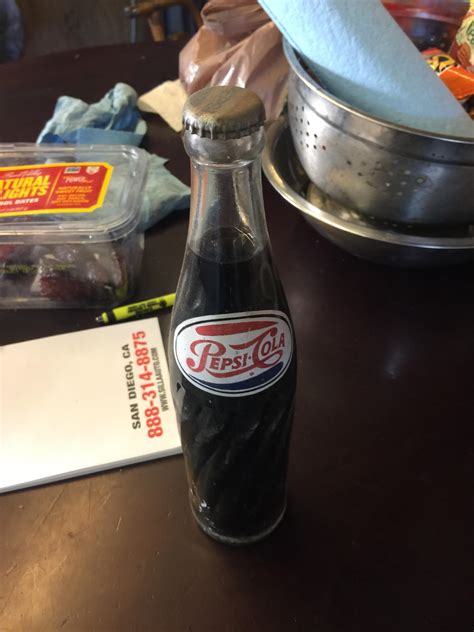 Because there made in such large quantities i doubt that 1 bottlel can be costed. 30-year old Pepsi-Cola bottle with the drink still inside ...