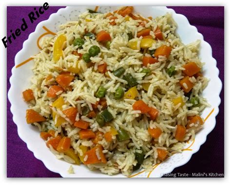 Maybe you would like to learn more about one of these? Chasing Taste: Vegetable Fried Rice Recipe - Indian Style