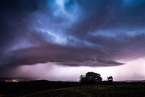 Premium Photo The Big Supercell Thunderstorm