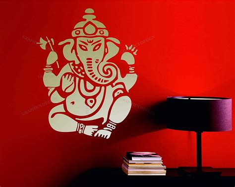 Wall Vinyl Decals Lord Ganesh Vinayaka Ganesha Ganapati