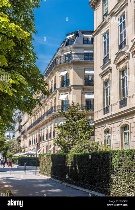 France 8th Arrondissement Of Paris Avenue Gabriel Buildings And