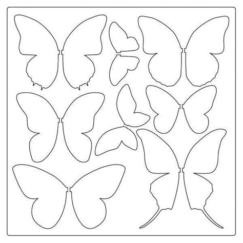 Butterfly Templates Lespassionscreativesdemarie Centerblog Net