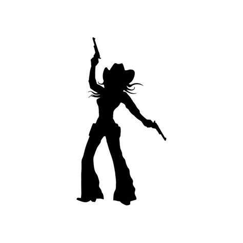 Cowgirl Silhouette Vector at Vectorified.com | Collection of Cowgirl