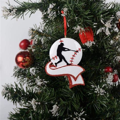 Baseball Christmas Ornament Custom Order Or Personalize At Home