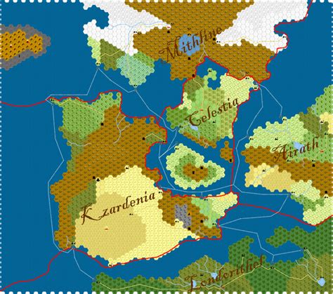 The World Of Clendestine My First Map Created With Hexographer R