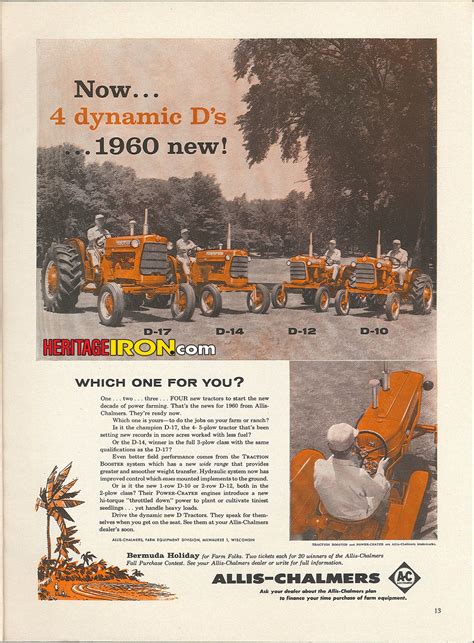 Allis Chalmers Dynamic Ds To Start The New Decade Of Power Farming