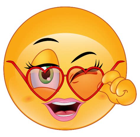 Download Emoticon Flirty Smiley Love Flirting Emoji Hq Png Image
