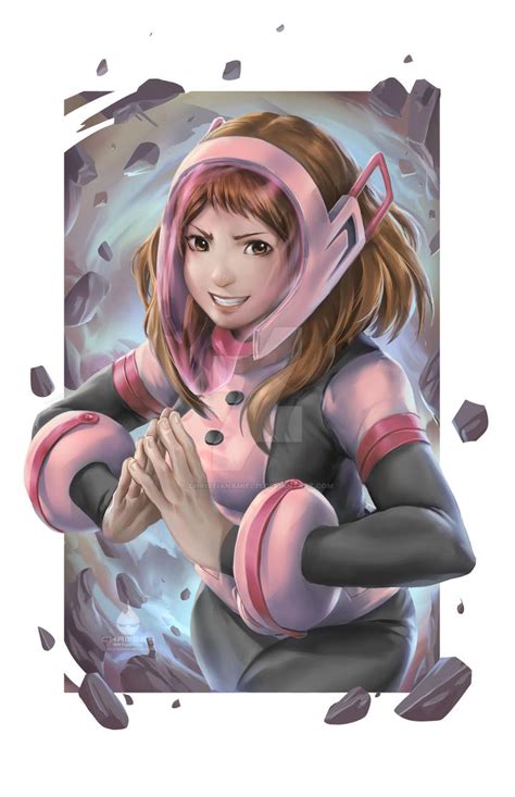 Uraraka Uravity Fanart By Christianamiel21 On Deviantart