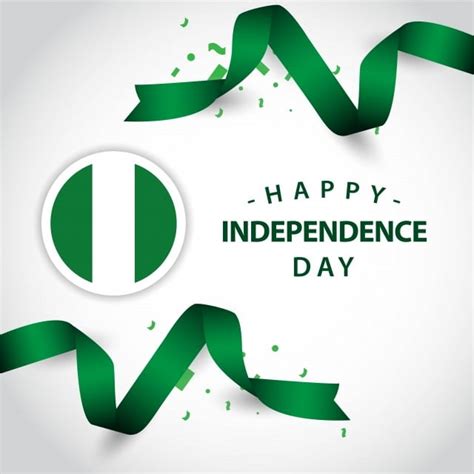 Happy Independence Day Vector Hd Png Images Happy Nigeria Independence