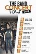 Rock Band Concert Tour Schedule Flyer Template | PosterMyWall