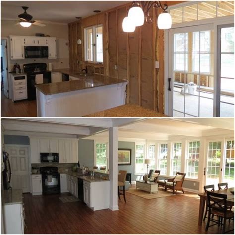Maybe you'll want to append a sunroom to a family or living room. Before and After: Addition off the Kitchen | houzz.com ...