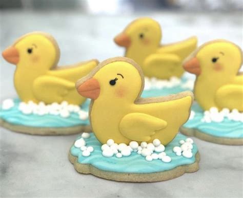 Pin By Teri Hecker On Creative Cookies Creative Cookies Sugar Cookie Rubber Duck