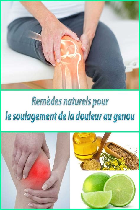 10 Remèdes naturels pour le soulagement de la douleur au genou et de l