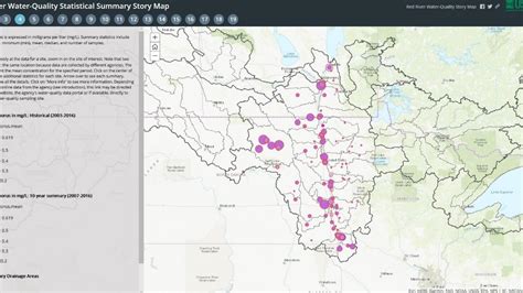 Story Map Helps Visualize Water Quality In Red River Basin