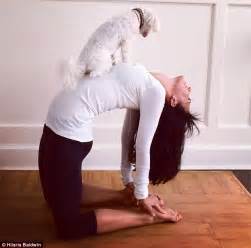 Hilaria Baldwin Watches As Daughter Carmen Strikes A Yoga Pose Daily