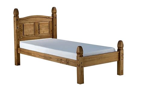 Available in twin, full, and queen. Corona Wooden Single Bed (Low Foot End) Only £179.99 | Furniture Choice