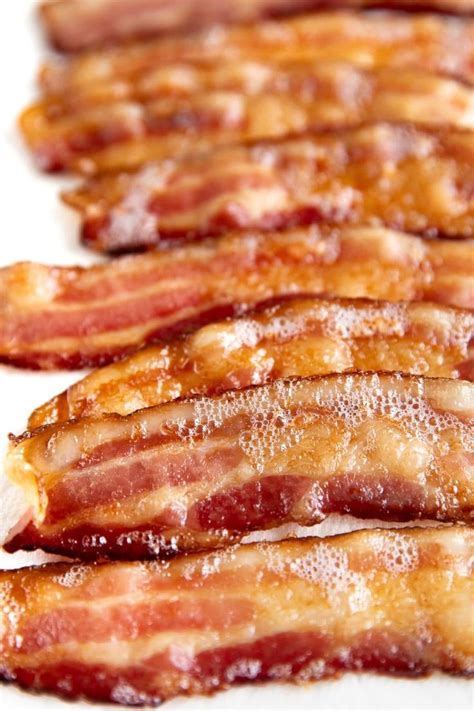 How To Cook Bacon In The Oven Easy Oven Baked Bacon Recipe Bacon