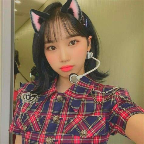 Chaewon Catgirl Uwu ♡ Cat Girl Kpop Girls Vintage Photoshoot