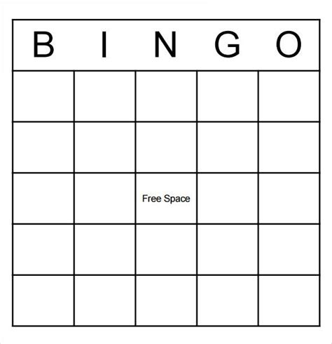 Vocabulary Bingo Template Blank 2 Doubts About Vocabulary Bingo