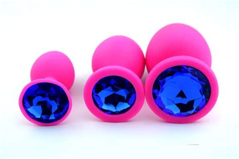 3pcs Lot Sexy Pink Silicone Anal Butt Plug Set Sex Toy Anal Buttplug Anal Plugs Couples Or Gay