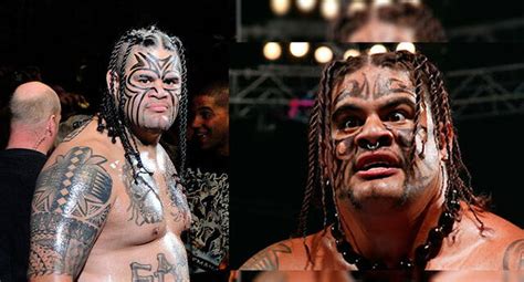 Wwe ¿cómo Lucía El Rostro Del Luchador Umaga Fuera Del Ring Aweita