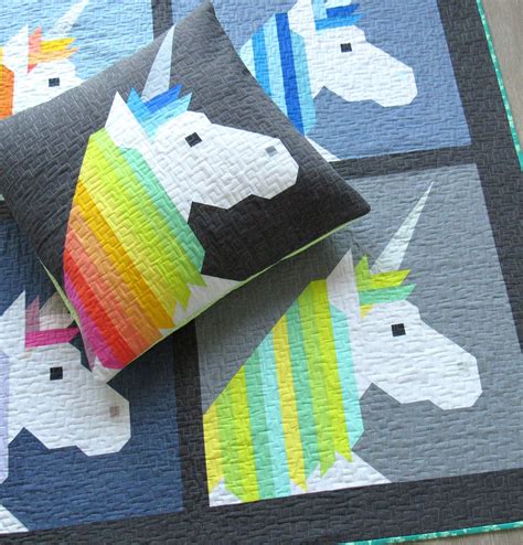 Lisa The Unicorn Pdf Quilt Pattern Quilt Sewing Patterns Pdf Quilt