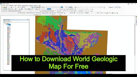 How To Download World Geologic Maps Shapefile For Free Youtube