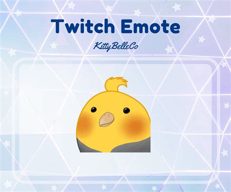 Valkparkiet Bird Twitch Emote Etsy België