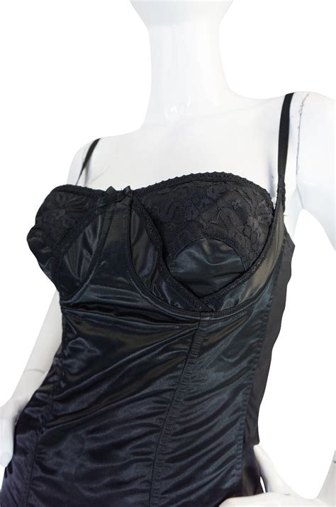 Ss 1992 Rare Dolce And Gabbana Lingerie Corset Bustier Dress At