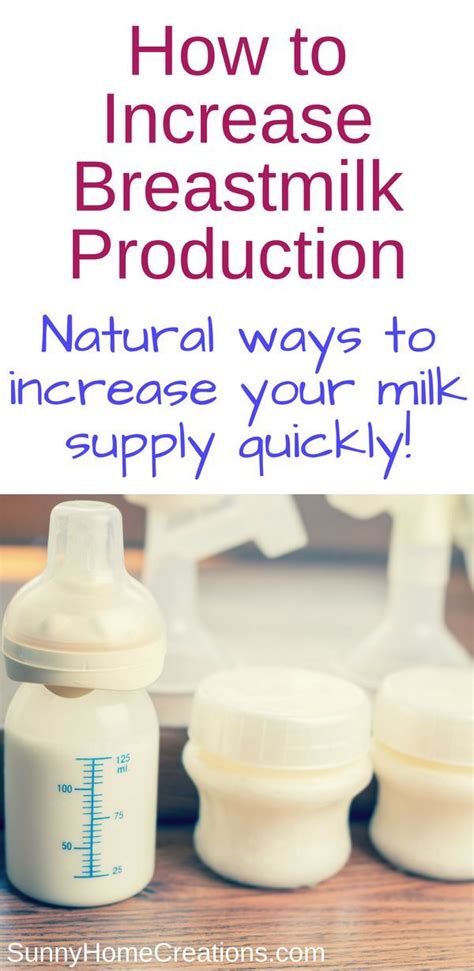 How To Increase Milk Supply Fast 5 Natural Ways Increase Breastmilk