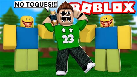 No Toques El Noob De Roblox Youtube