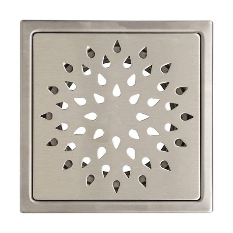 Jagger Dj Square Stainless Steel Bathroom Drain Jali With Cover Without Hole For Floor Water