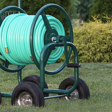 Liberty Garden Products 4 Wheel Hose Reel Cart Holds Up To 350 Feet 2