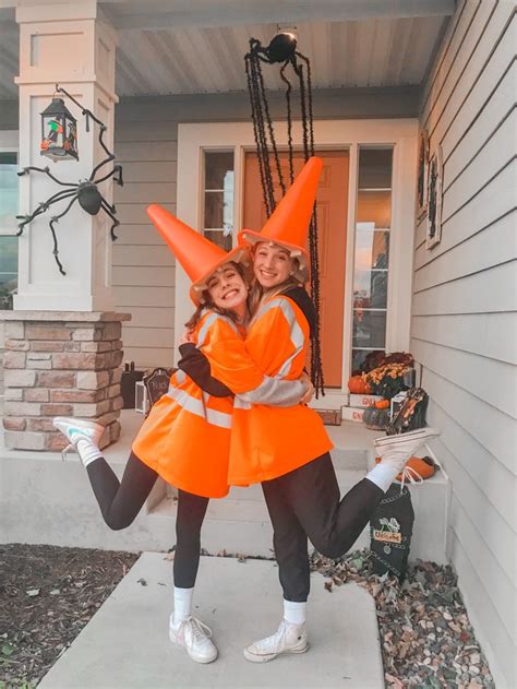 Traffic Cones 3 Person Halloween Costumes Halloween Duos Cute Group