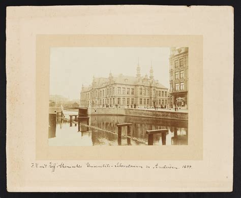 Jacobus Van T Hoff S Laboratory At The University Of Amsterdam Science History Institute