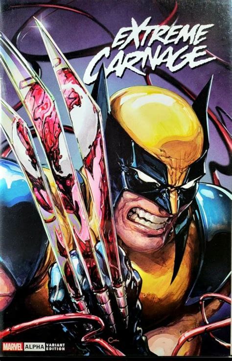 Extreme Carnage Alpha Clayton Crain Trade Variant Wolverine Color Break Comic Books