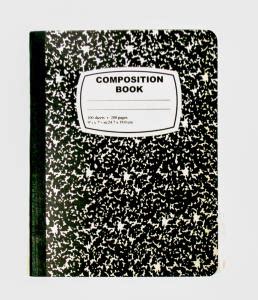 Composition book wide ruled notebook 9.75 x 7.5 80 sheets 200 pages (black). Buy composition books bulk orders online! Best prices ...