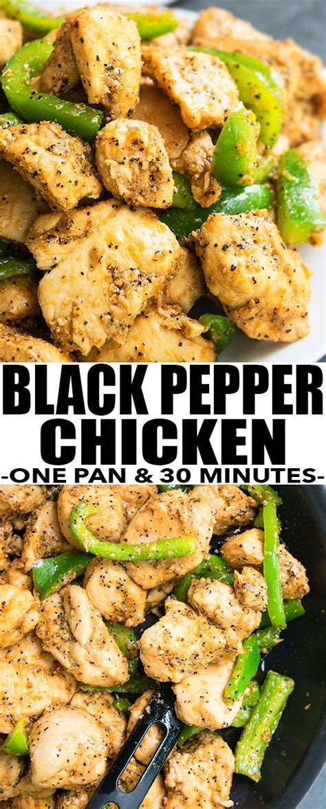 Just like my chinese pepper steak recipe, it is juicy, packed full of flavour. Quick and easy BLACK PEPPER CHICKEN recipe, made with ...