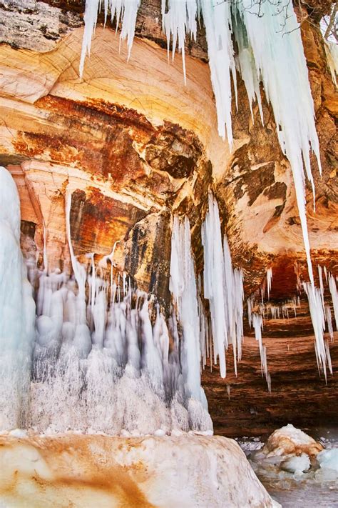 Nj Productions Exploring Michigans Ice Caves
