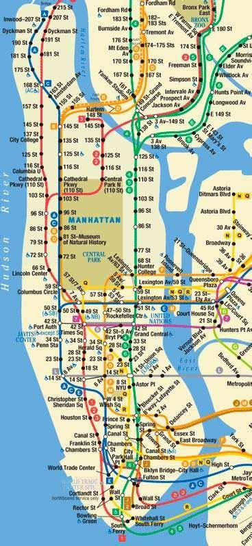 Plano Metro De Nueva York Plano Completo Y Turístico Tarifas