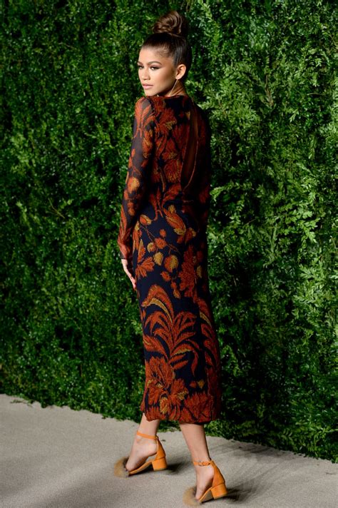Zendaya 2015 Cfdavogue Fashion Fund Awards In New York City Celebmafia