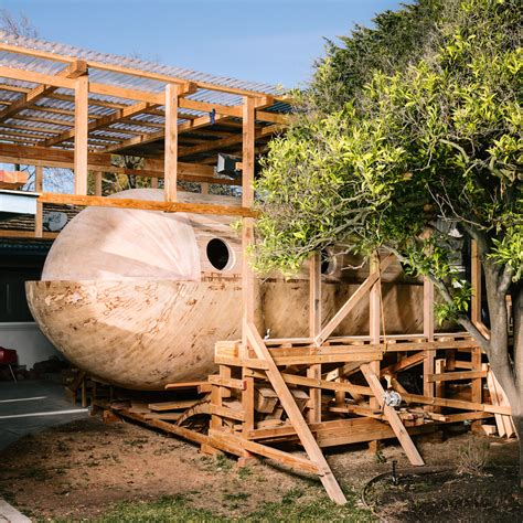 This Guys Building A Tsunami Proof Pod In His Silicon Valley Backyard