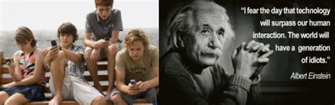 Albert Einstein Quotes Technology Idiots Quotesgram