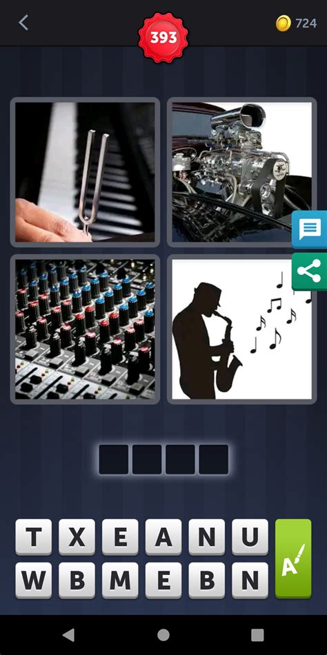 4 Pics 1 Word Answers Solutions Level Tune