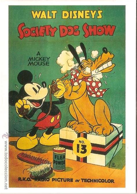 Walt Disneys Society Dog Show A Mickey Mouse Comprar Postales