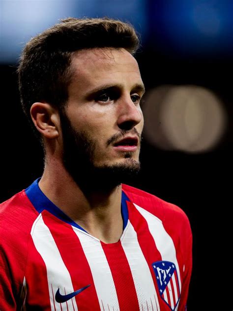 Madrid Spain October 3 Saul Niguez Of Atletico Madrid During The